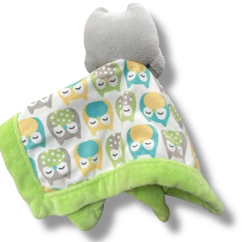 Carters Owl Lovey Security Blanket Soother Plush 67039 Sage Green Nursery 14